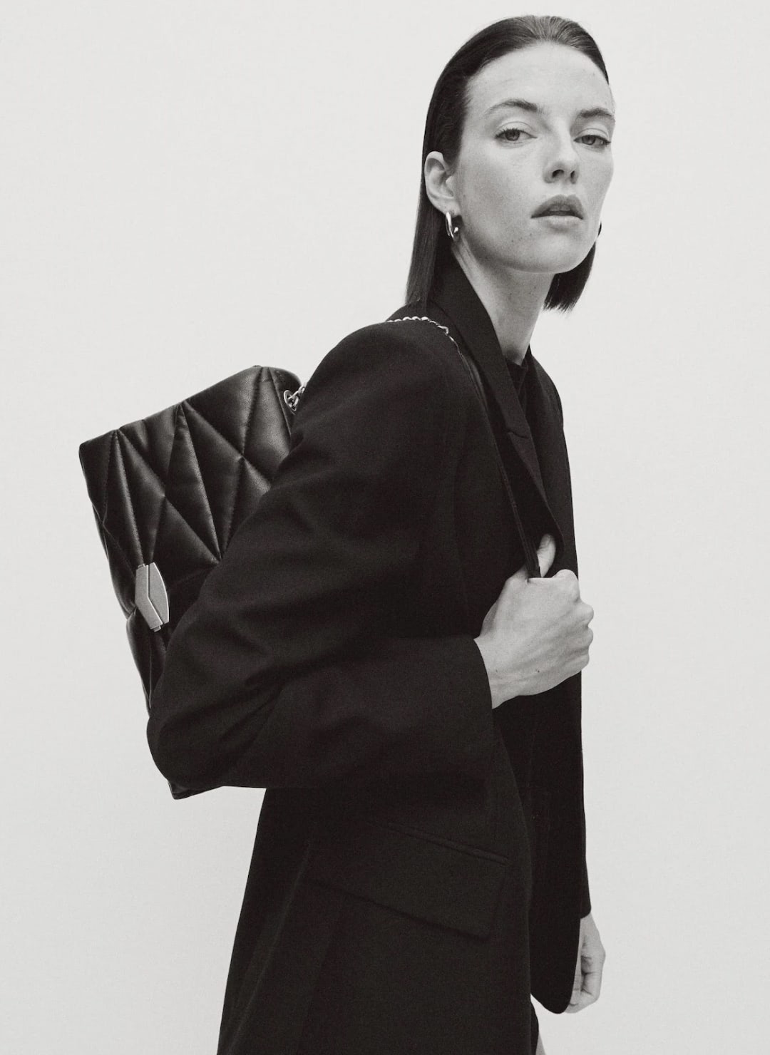 Cropped cashmere sweater